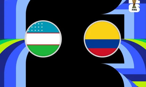 Uzbekistan vs Colombia trong tran dau o bang K World Cup 2026.
